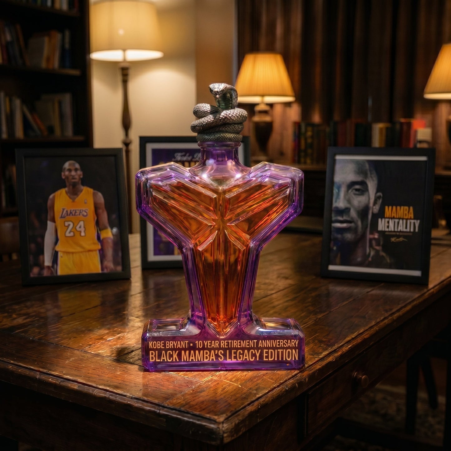 ๐ Black Mamba 10-Year Retirement Whiskey Bottle