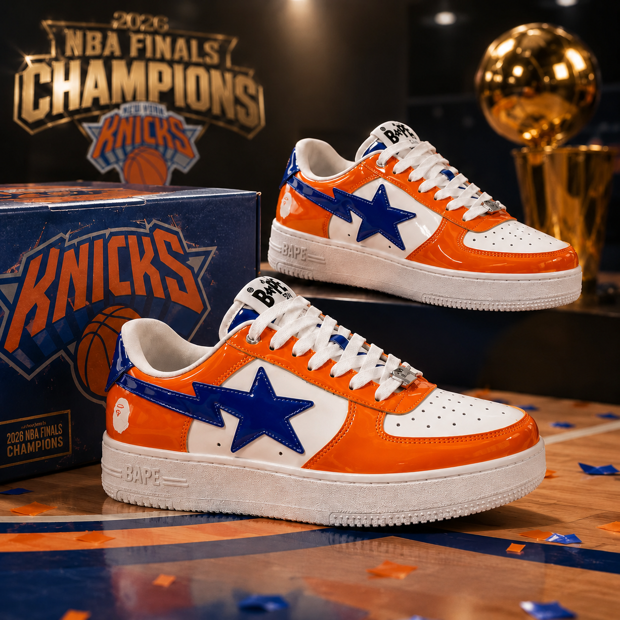 New York Knicks 2026 Finals Champions BP STA Sneakers