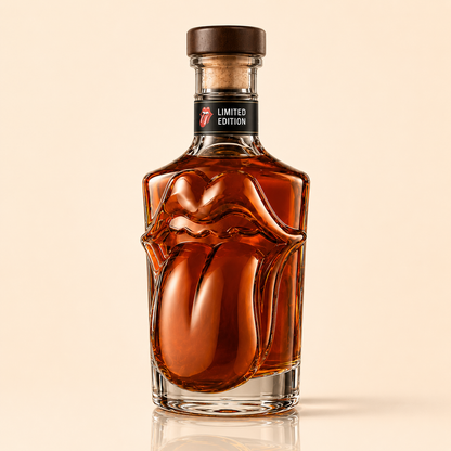 The Rolling Stones 64th Anniversary Tongue Collectible Bottle