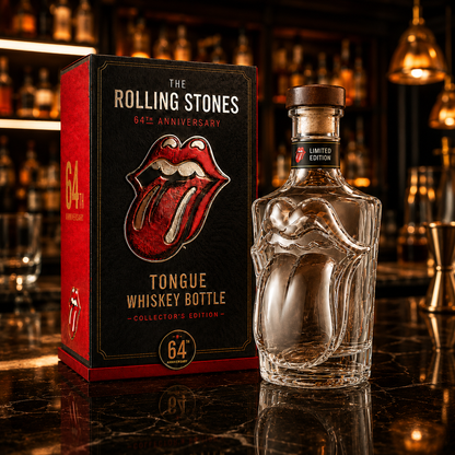 The Rolling Stones 64th Anniversary Tongue Collectible Bottle