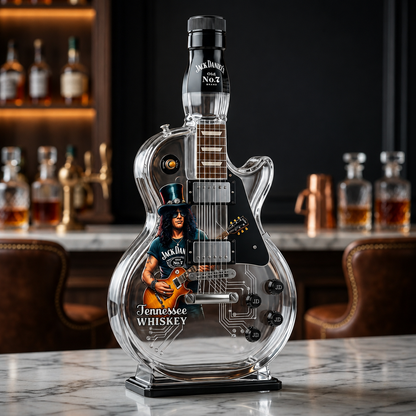 Slash × JD's Old No. 7 Guitar Limited Edition Rock Decanter Collectible Gift