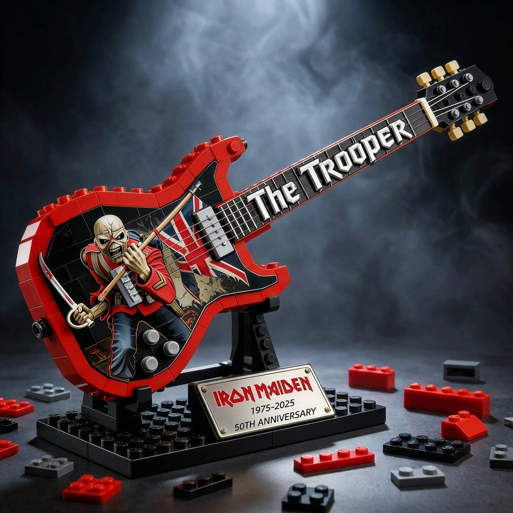 🎸 Iron Maiden "The Trooper" 50th Anniversary Building Set