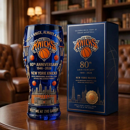 NY Knicks 80th Anniversary Collector Pint Glass