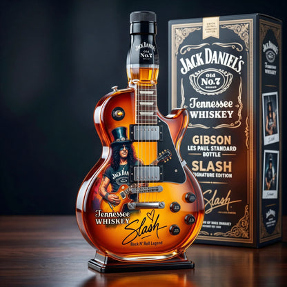 Slash × JD's Old No. 7 Guitar Limited Edition Rock Decanter Collectible Gift