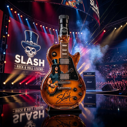 Slash × JD's Old No. 7 Guitar Limited Edition Rock Decanter Collectible Gift