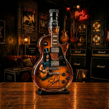 Slash × JD's Old No. 7 Guitar Limited Edition Rock Decanter Collectible Gift