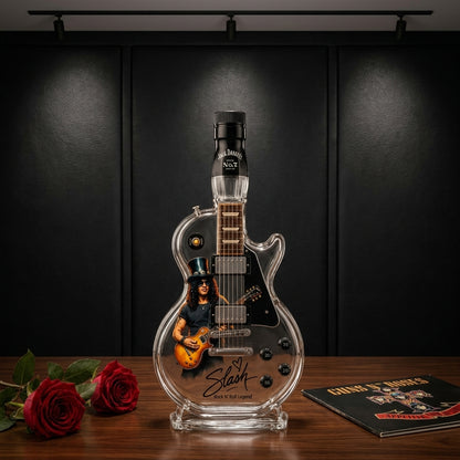 Slash × JD's Old No. 7 Guitar Limited Edition Rock Decanter Collectible Gift